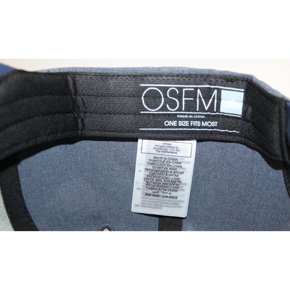 Kubota Adidas Snapback Hat Cap Men OSFM Navy Gray Logo Farm Equipment Outdoor - Picture 6 of 8